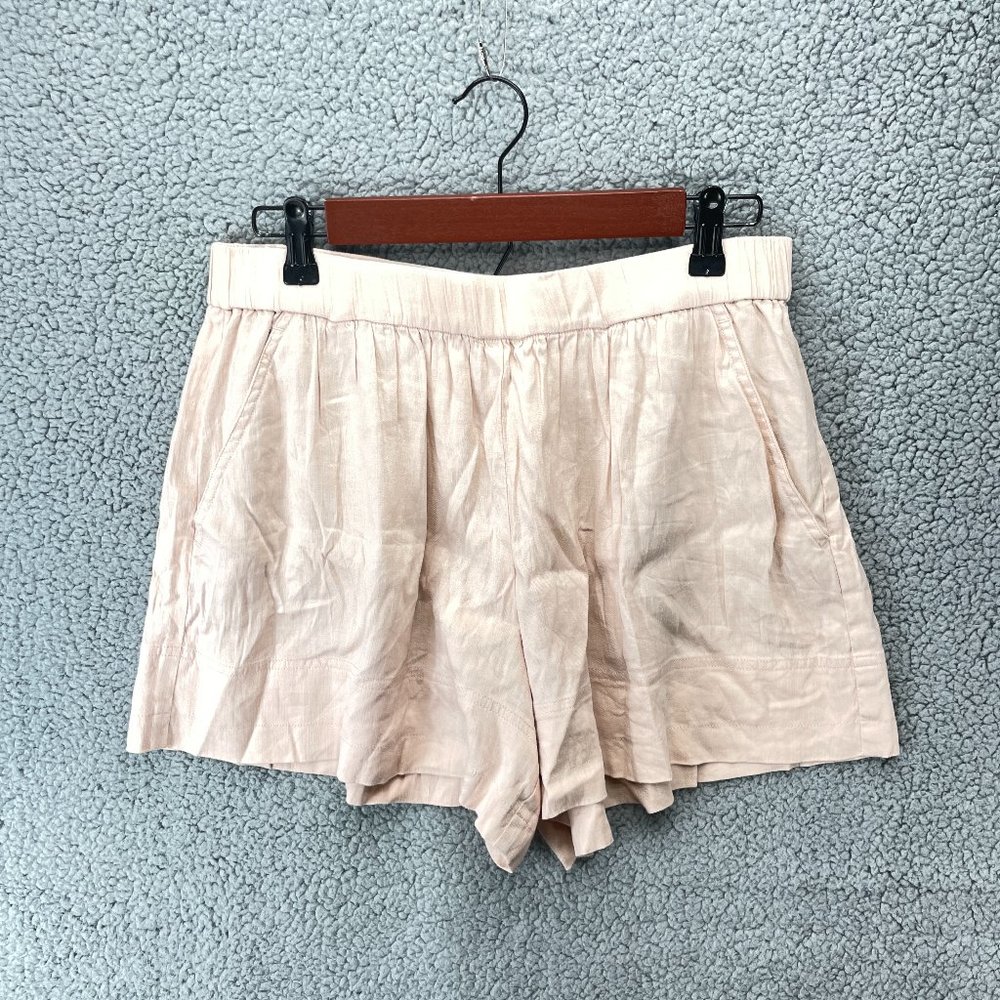 1143 Vince Blush Pink Linen Shorts Size S